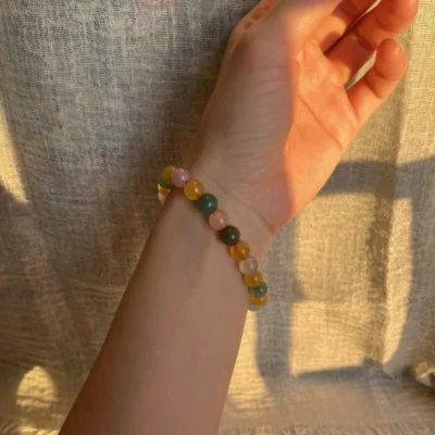 Bohemian Colorful Agate Bracelet Bohemian Colorful Agate Bracelet