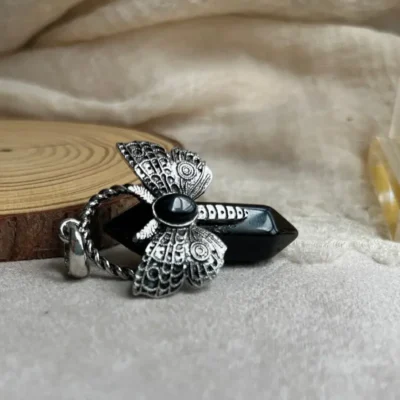 Crystal Dragonfly Pendant