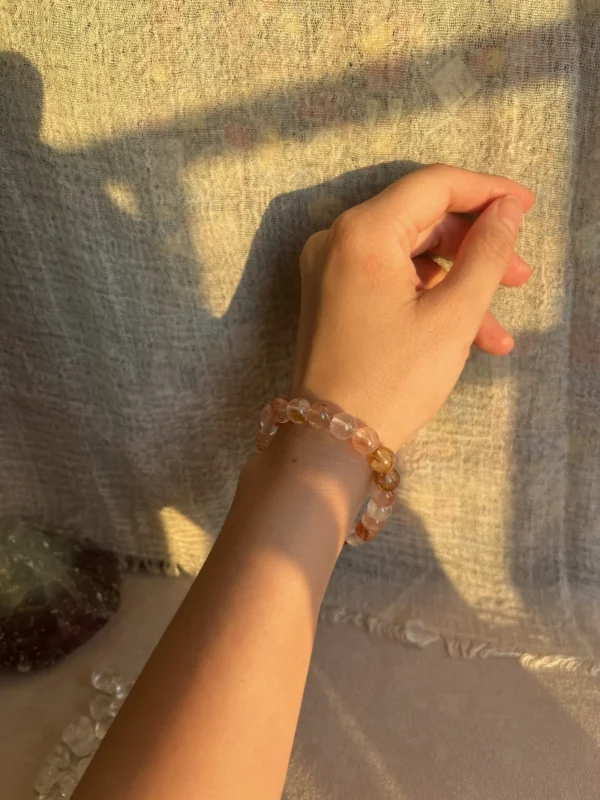 Crystal Gum Flower Bracelet Crystal Gum Flower Bracelet