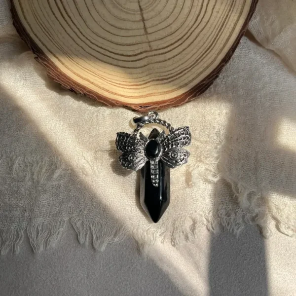 Gemstone Dragonfly Necklace