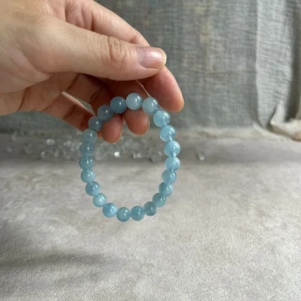 Pure Aquamarine Crystal Bracelet Pure Aquamarine Crystal Bracelet