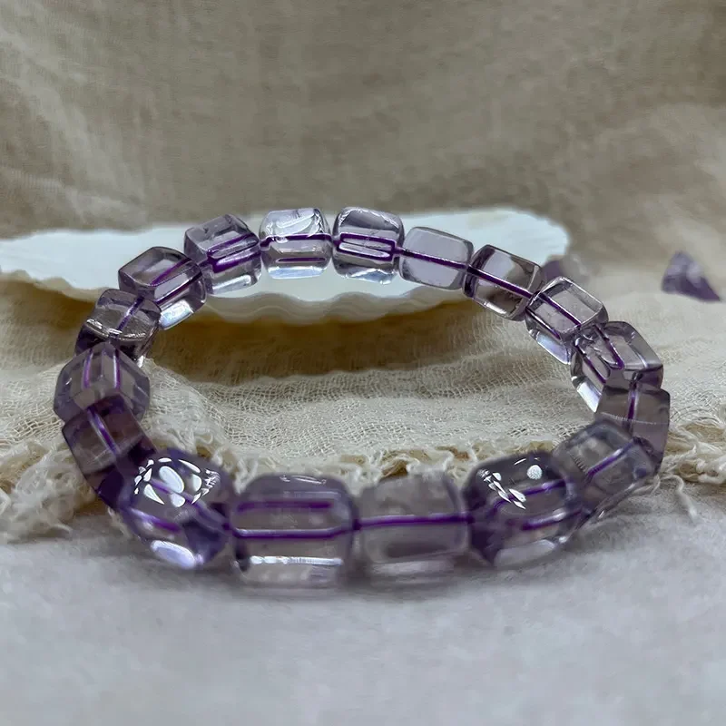 Convey Love and Blessings with Natural Crystal Jewelry: GleamGrit’s Curated Gift Guide | Illuminate Your Loved Ones Amethyst bracelet gemstone