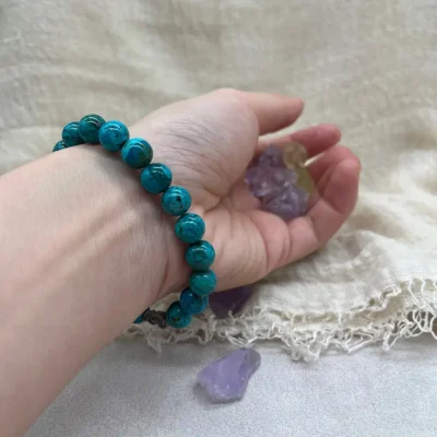 Turquoise & Golden Tiger Eye Energy Bracelet Turquoise & Golden Tiger Eye Energy Bracelet
