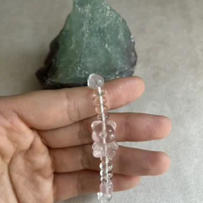White Crystal Bear Bracelet White Crystal Bear Bracelet