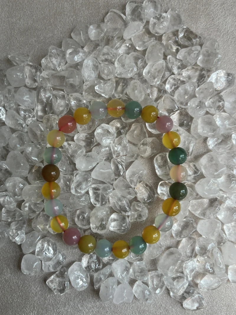 Agate Bracelet in Multiple Colors: Vibrant Energy and Timeless Style Green Agate Bracelet