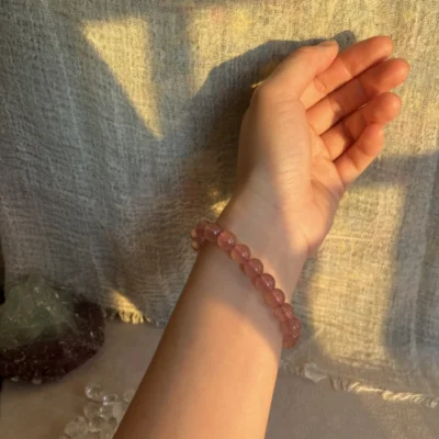 Strawberry Quartz Bracelet Strawberry Quartz Bracelet