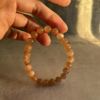 Sunstone Bead Bracelet Sunstone Bead Bracelet