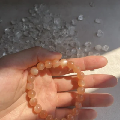 White Quartz Crystal Bracelet White Quartz Crystal Bracelet